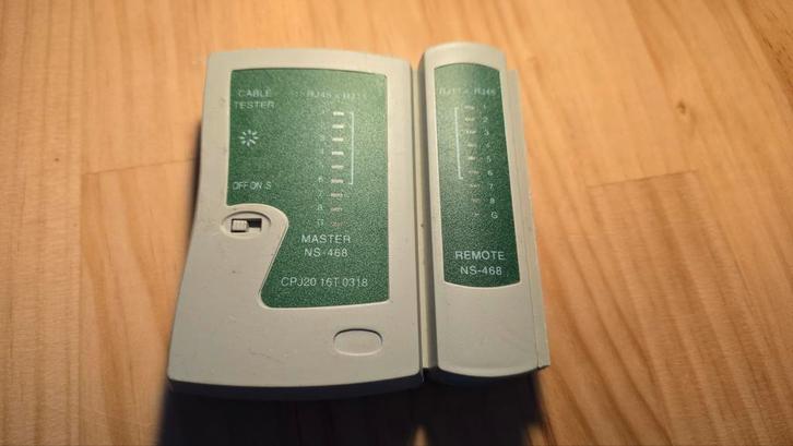 Kabeltester RJ45 & RJ11, Computers en Software, Netwerkkaarten, Gebruikt, Extern, Ophalen of Verzenden