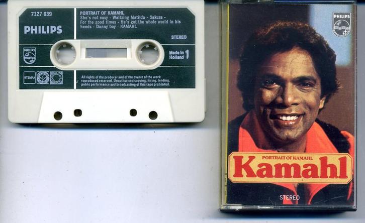 Kamahl Portrait of Kamahl 12 nrs cassette 1976 ALS NIEUW, Cd's en Dvd's, Cassettebandjes, Zo goed als nieuw, Origineel, Pop, 1 bandje