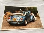 Oude ansichtkaart VW Kever Cabriolet Trouwauto, Ophalen of Verzenden, 1980 tot heden, Ongelopen