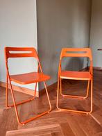 ZGAN set IKEA Nisse Klapstoelen - Oranje, Ophalen of Verzenden, Zo goed als nieuw, Overige kleuren, Twee