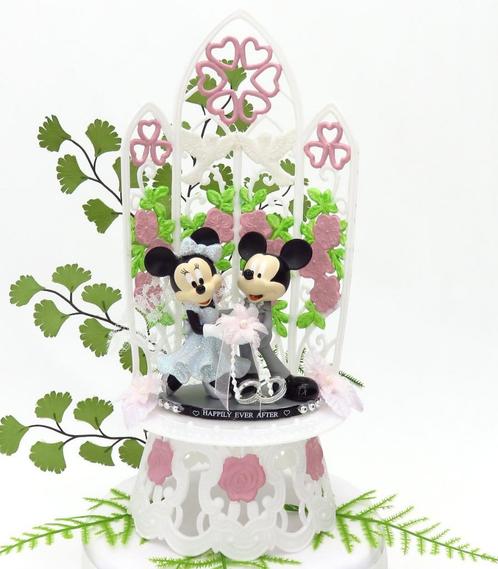 Prachige Disney Mickey & Minnie taarttopper., Hobby en Vrije tijd, Feestartikelen, Nieuw, Versiering, Geboorte of Huwelijk, Ophalen of Verzenden
