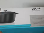 Vivo stoofpan rond , 24 cm gietijzer., Huis en Inrichting, Keuken | Potten en Pannen, Ophalen of Verzenden, Zo goed als nieuw