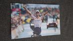 Foto 20x30 met handtekening; Mathieu van der Poel #2 Tour !, Verzamelen, Verzenden, Nieuw, Overige sporten