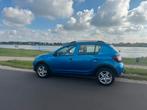 Dacia Sandero 0.9 TCE 66KW -  APK Oktober 2026, Auto's, Voorwielaandrijving, 898 cc, Zwart, Blauw