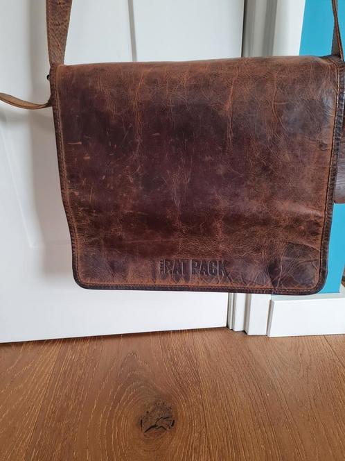 Messenger bag The Rat Pack incl verz, Sieraden, Tassen en Uiterlijk, Tassen | Schoudertassen, Gebruikt, Overige merken, Bruin