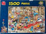 Jan van Haasteren puzzel 1500 stukjes "De Hondenshow", Ophalen of Verzenden, Zo goed als nieuw