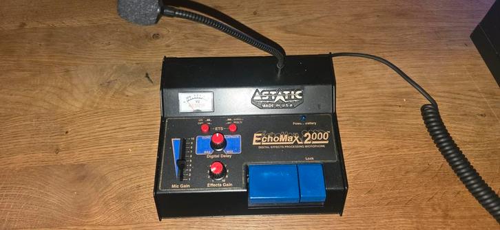 Astatic Echomax 2000 Tafelmicrofoon, Telecommunicatie, Zenders en Ontvangers, Gebruikt, Zender, Ophalen of Verzenden