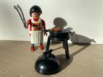 Playmobil 4649 - Papa met BBQ - compleet, Ophalen of Verzenden, Zo goed als nieuw, Complete set