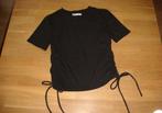 s99 - leuk zwart shirtje ZARA ( maat M), Maat 38/40 (M), Ophalen of Verzenden, Zo goed als nieuw, Korte mouw