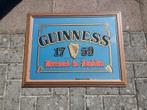 Guinness bier reclame spiegel, Ophalen of Verzenden, Gebruikt, Reclamebord, Plaat of Schild, Overige merken