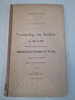 stukken betrekkelijk den Hondsbossche en Duinen tot Petten, Ophalen of Verzenden, 19e eeuw, Gelezen