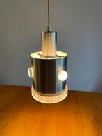 Vintage Space Age sixties lamp - Deens glas aluminium design, Vintage mid century space age 1960s Deens design, Ophalen of Verzenden