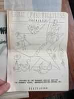 WO2 Amerikaans documenten Radio Postduif Signal Comm, Verzenden, Nederland, Boek of Tijdschrift, Landmacht