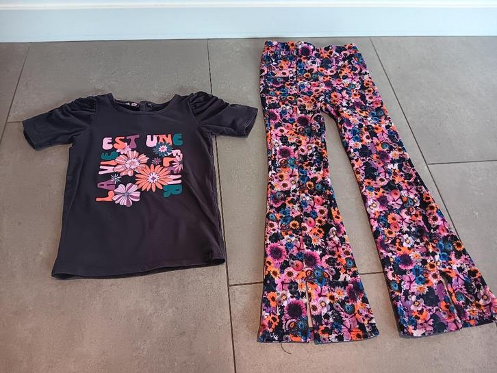 Z8 jurk (116/122) en shoeby legging (122/128), Kinderen en Baby's, Kinderkleding | Kinder-kledingpakketten, Zo goed als nieuw
