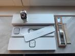 Apple Watch Series 7 41mm Stainless + 3 Bandjes, Sieraden, Tassen en Uiterlijk, Smartwatches, Afstand, IOS, Ophalen of Verzenden
