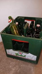 Grolsch krat met 15 (lege) beugelflessen, Ophalen, Zo goed als nieuw, Flesje(s), Grolsch