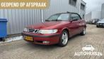Saab 9-3 Cabrio 2.0t SE Cayenne Red met. APK 02/2026, Zwart, 4 cilinders, Cabriolet, 4 stoelen