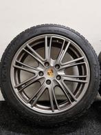 20 inch Porsche Panamera 971 / Hybrid 5x130 breedset winter, Gebruikt, 275 mm, Banden en Velgen, Personenwagen