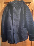 Wollen jas met knopen, Kleding | Heren, Jassen | Winter, Ophalen, Zo goed als nieuw, Blauw