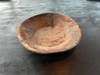 Hele mooie oude houten schaal, Ophalen of Verzenden, Zo goed als nieuw, Rond, Hout
