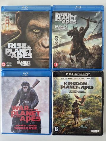 Planet of the Apes - Deel 1 t/m 4 4K - Geseald beschikbaar voor biedingen