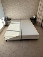 Tweepersoonsbed 160x200, Ophalen, Gebruikt, Wit, Tweepersoons