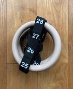 Enzo Strength gymnastic rings w carabiners & numbered straps, Ophalen of Verzenden, Nieuw, Oprekstang