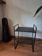 Bijzettafel / Lectuur tafeltje, Ophalen of Verzenden, Zo goed als nieuw, 25 tot 50 cm, Rechthoekig