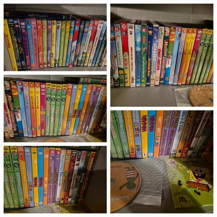 Kinderdvds 1 euro per stuk of 10 voor 5,-, Cd's en Dvd's, Dvd's | Kinderen en Jeugd, Zo goed als nieuw, Film, Avontuur, Ophalen of Verzenden
