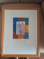 Harrie Gerritz: kleurrijke zeefdruk., Ophalen