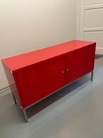 Rode Locker - Stoere Opbergkast, Ophalen, 100 tot 150 cm, Zo goed als nieuw, Minder dan 100 cm