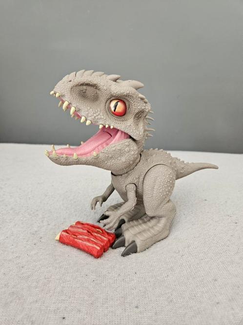 Jurrassic world feeding frenzy Indominus Rex, Kinderen en Baby's, Speelgoed | Actiefiguren, Zo goed als nieuw, Ophalen of Verzenden