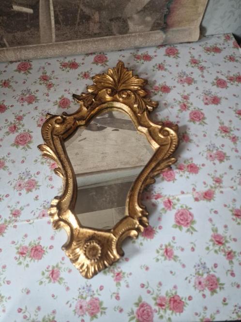 Brocante oude spiegel, Antiek en Kunst, Antiek | Spiegels, Ophalen of Verzenden