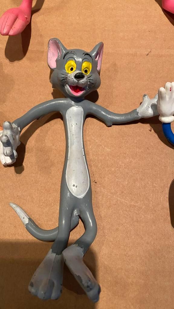 Tom & Jerry Buigpoppetje uit 1979 in goede staat, Verzamelen, Stripfiguren, Gebruikt, Beeldje of Figuurtje, Overige figuren, Ophalen of Verzenden