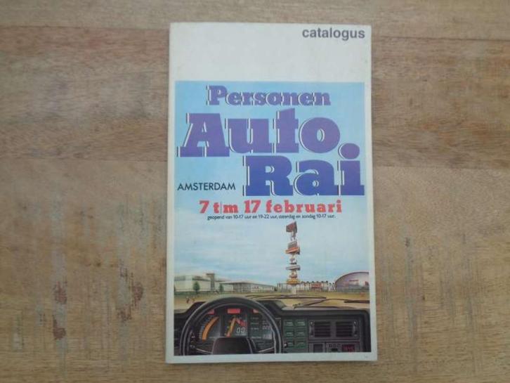 Personen Auto Rai Catalogus 1985 - Nederlands Origineel, Boeken, Auto's | Boeken, Gelezen, Algemeen, Verzenden