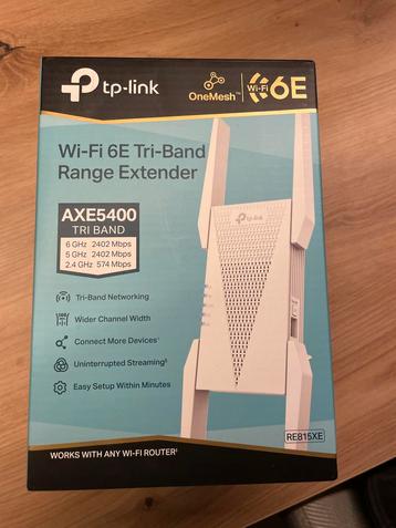 Tp-link 6E Tri-band Range Extender - Nieuw! beschikbaar voor biedingen
