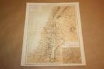 Antieke kaart - Palestina - Circa 1885 !!, Nederland, Gelezen, Ophalen of Verzenden, 1800 tot 2000