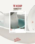 Emaille set, Ophalen