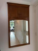 Antieke spiegel, Antiek en Kunst, Ophalen, Rechthoekig