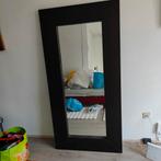Grote houten spiegel 190x95, Ophalen, Zo goed als nieuw, 75 tot 100 cm, 150 tot 200 cm