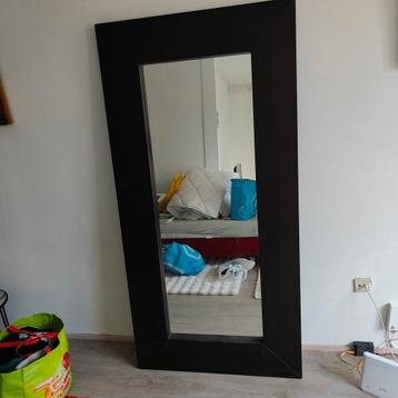 Grote houten spiegel 190x95  beschikbaar voor biedingen