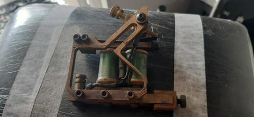 Custom made messing coil tattoo machine SHADER, Hobby en Vrije tijd, Overige Hobby en Vrije tijd, Zo goed als nieuw, Ophalen of Verzenden