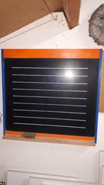 Vintage scboolbord met regels voor 'schoonschrift', Ophalen