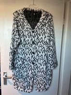 Nieuwe aparte wit zwarte krabbel print vest naveed 52/54/56, Kleding | Dames, Verzenden, Wit, Trui of Vest, Naveed