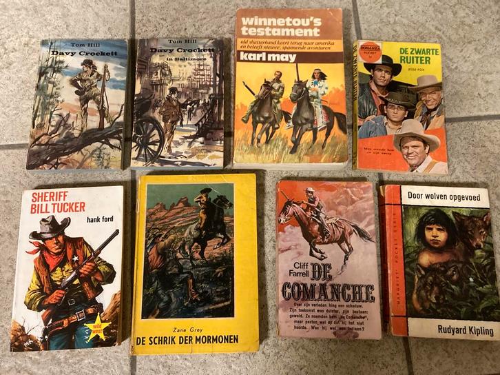 Diverse Western pockets meer dan 60 jaar oud., Boeken, Avontuur en Actie, Gelezen, Ophalen of Verzenden