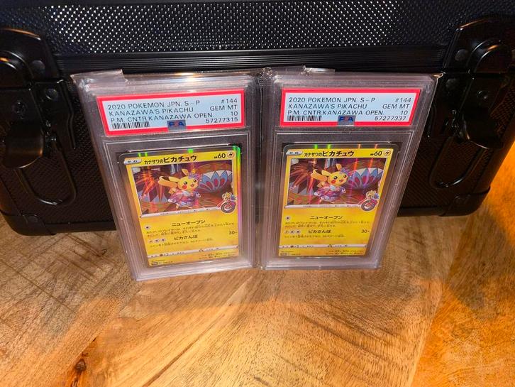 Kanazawa’s Pikachu PSA 10, Hobby en Vrije tijd, Verzamelkaartspellen | Pokémon, Zo goed als nieuw, Ophalen of Verzenden