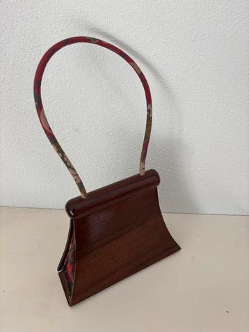 Houten Design Tas - Uniek & Stijlvol! beschikbaar voor biedingen