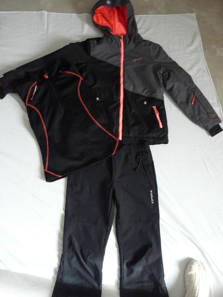 Skipak. Skijas en Skibroek Icepeak. Maat 140. + Skipully., Kinderen en Baby's, Kinderkleding | Maat 140, Gebruikt, Meisje, Setje