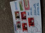 Aangetekende fdc brief Complete Serie OKTOBER REVOLUTIE, Ophalen of Verzenden, Nederland