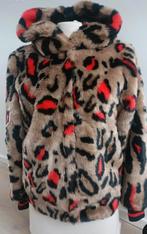 Leuke winterjas met panterprint, Kleding | Dames, Jassen | Zomer, Maat 38/40 (M), Bruin, Ophalen of Verzenden, Zo goed als nieuw